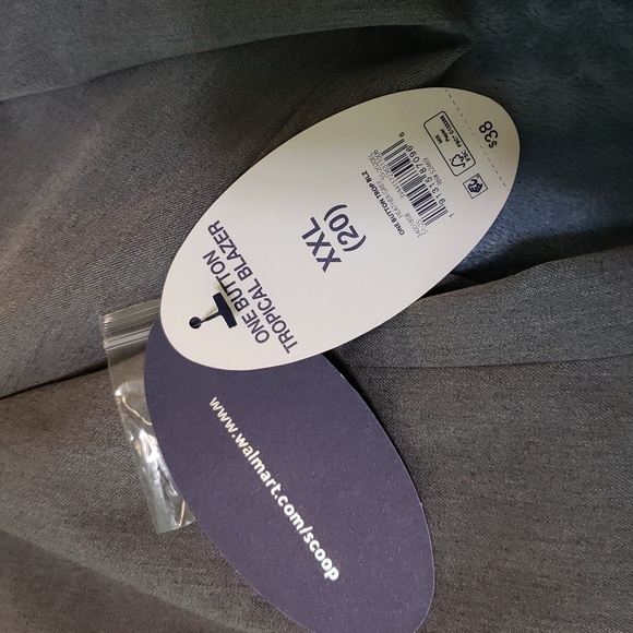 Dove Gray One-button Tropical Blazer XXL - Picture 6 of 15